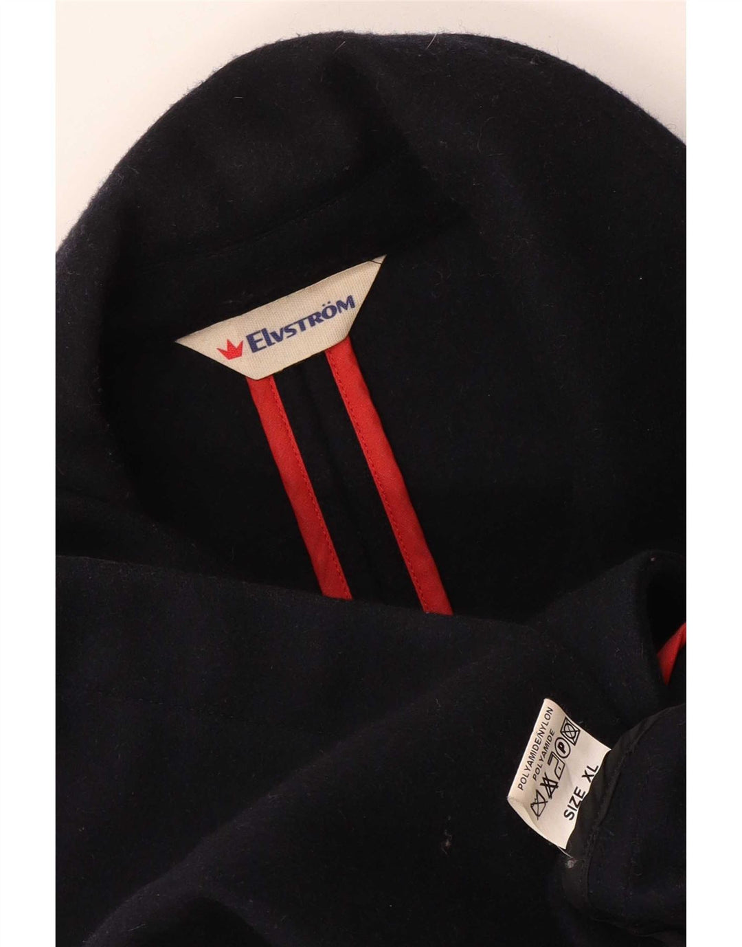 Elvstrom Caban Homme UK 42 XL Laine Bleu Marine