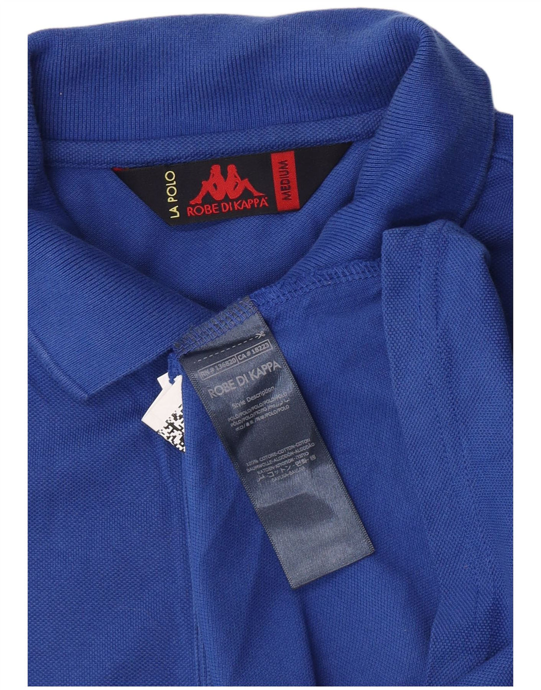 Kappa Polo Homme Bleu Moyen Coton
