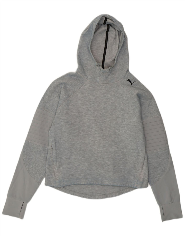 PUMA Pull à capuche pour femme UK 10 Small Gris