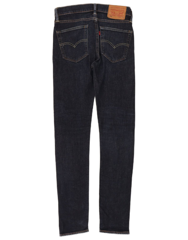 Levi's Mens 519 Hi-Ball Skinny Jeans W29 L32 Navy Blue Cotton
