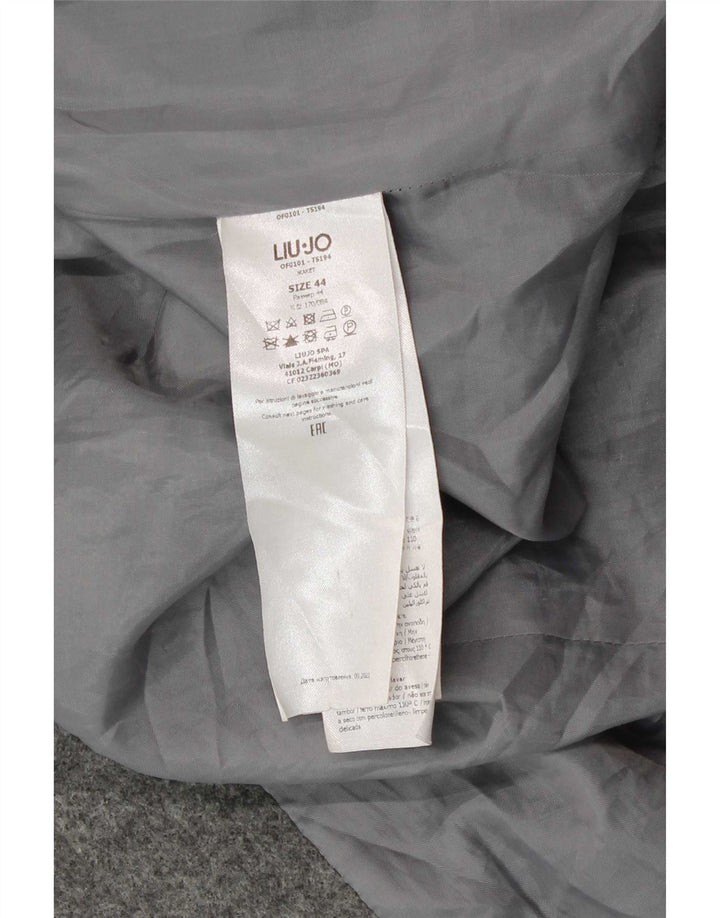 Liu Jo Manteau Femme IT 44 Gris Moyen Acrylique Classique