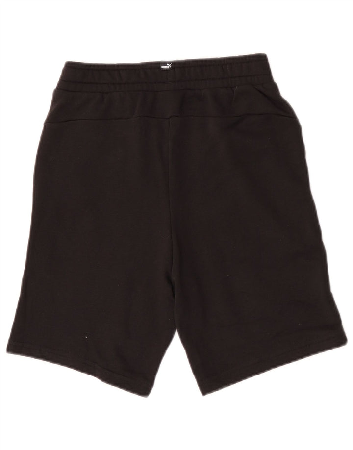 Puma Short de Sport Garçon 11-12 Ans Noir Coton