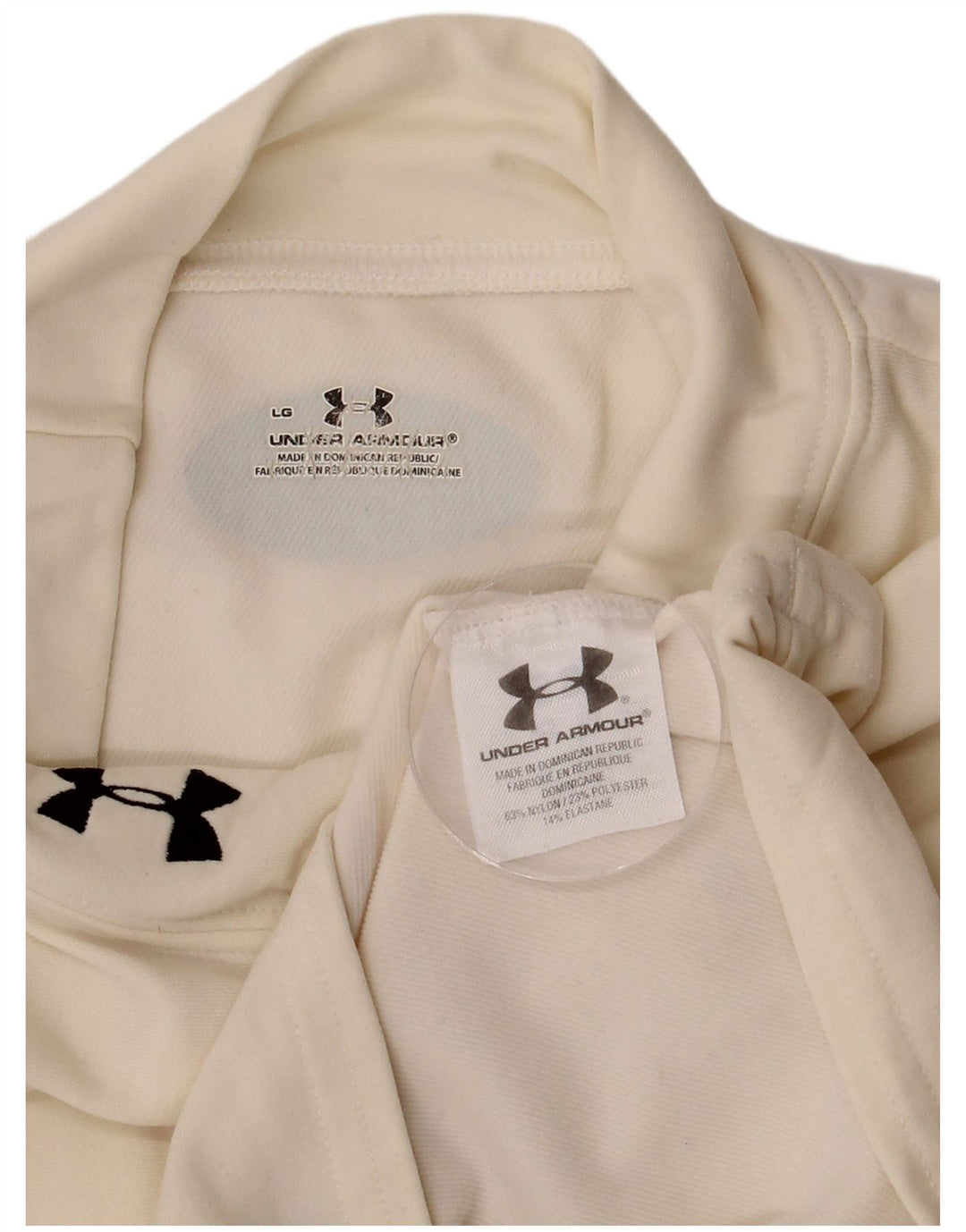Under Armour Haut à manches longues pour homme en nylon blanc cassé