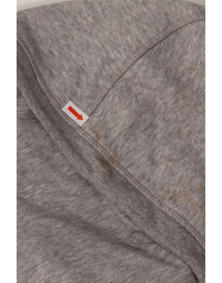 ADIDAS Pull à capuche zippé Climalite Graphic pour femme UK 16/18 Grand Gris