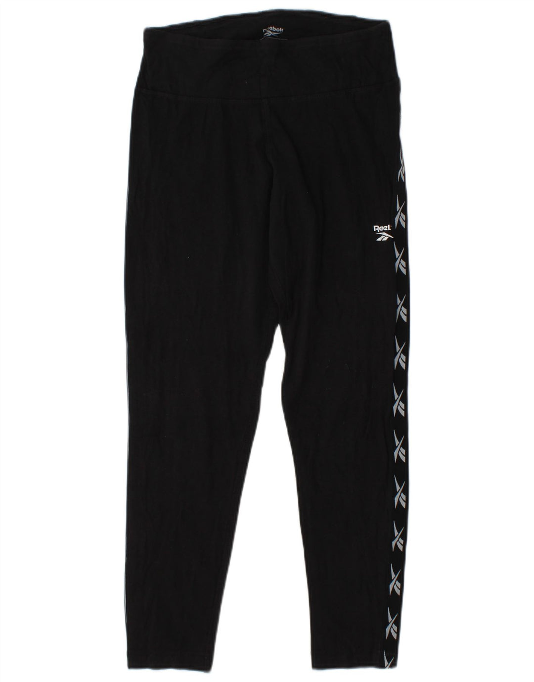 REEBOK Legging graphique pour femme UK 12/14 Noir moyen