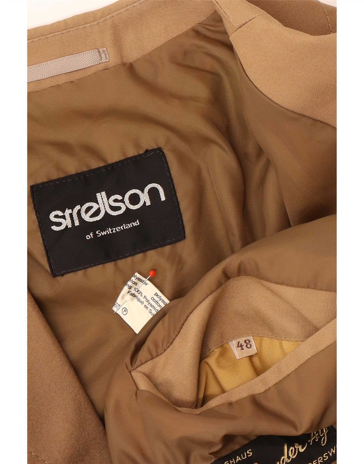Strellson Manteau Homme IT 48 Marron Moyen Polyester