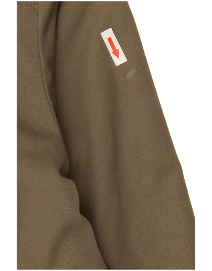 WESTBURY Veste Sherpa Parka à capuche pour homme EU 48 Medium Kaki Acrylique