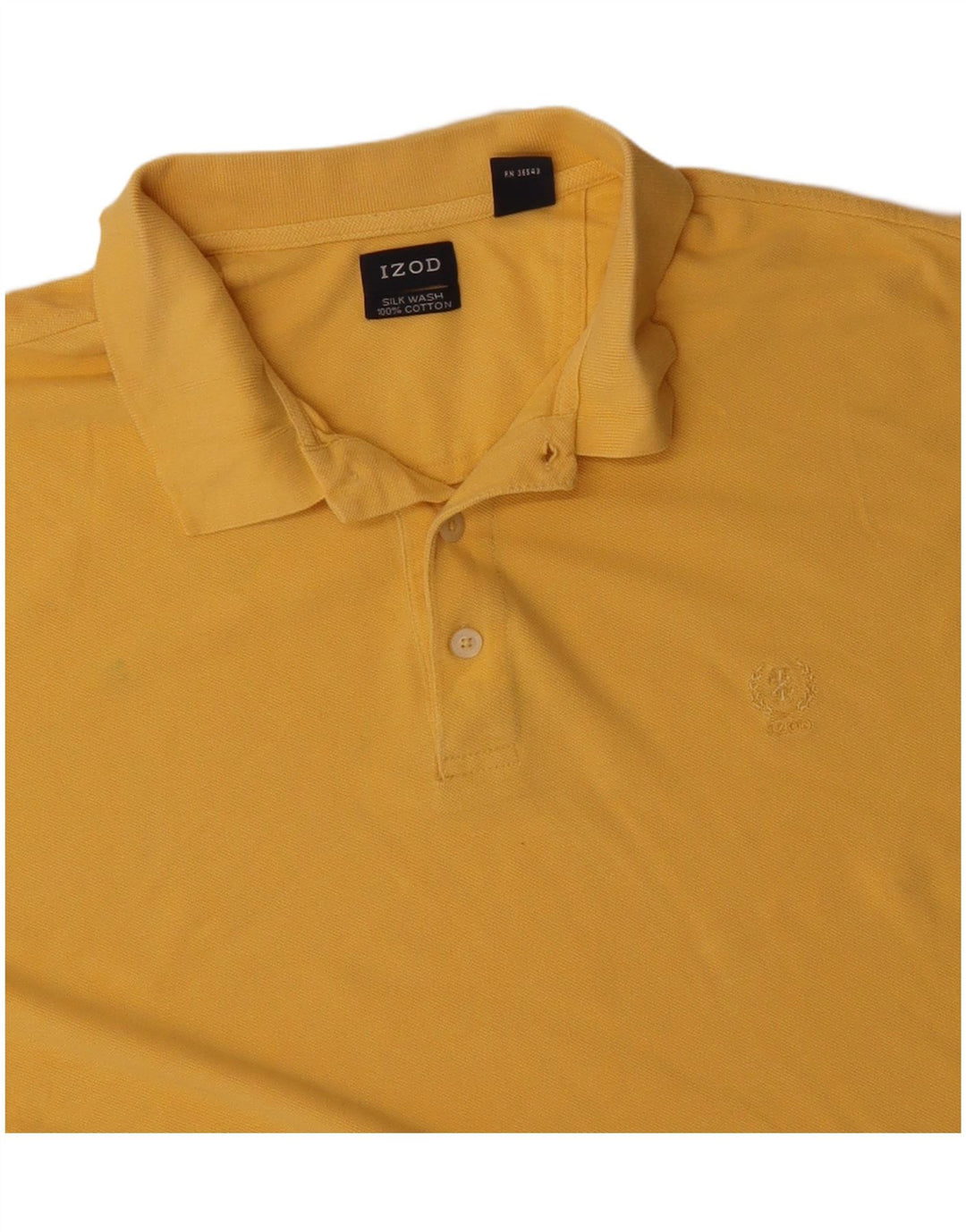 IZOD Polo Homme XL Jaune Coton