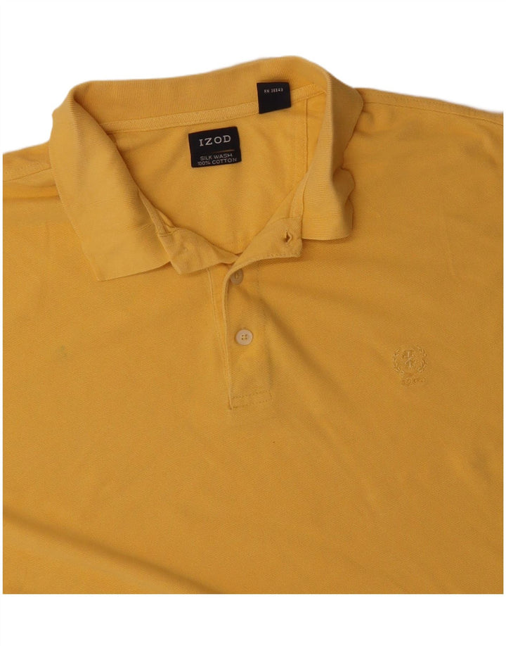 IZOD Polo Homme XL Jaune Coton