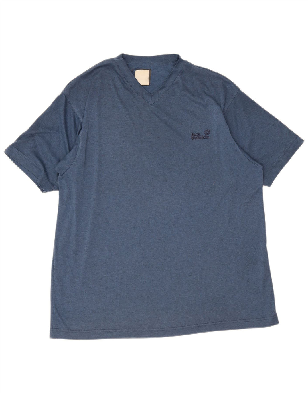 Jack Wolfskin T-Shirt Homme Top XL Bleu Polyester
