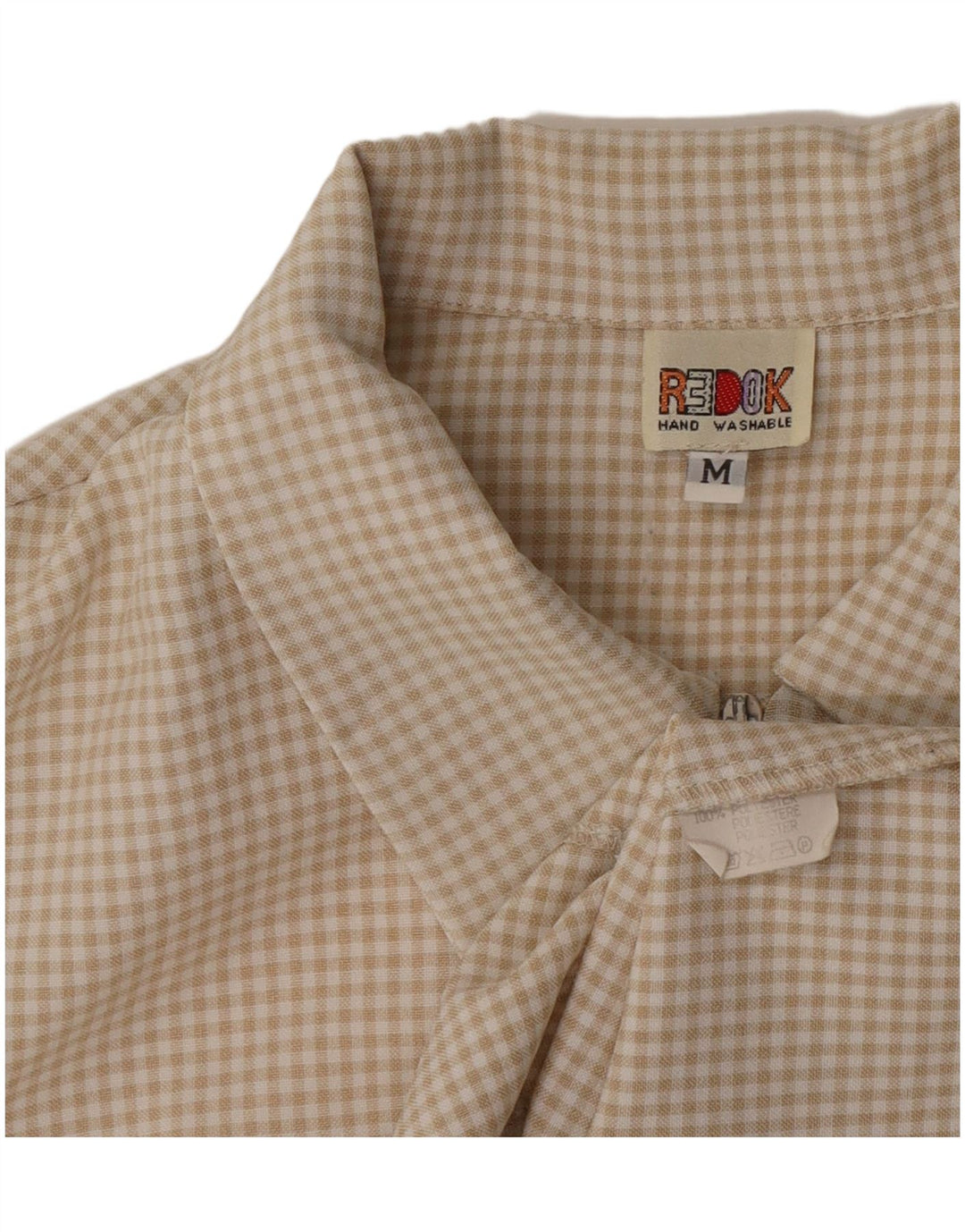 Redok Chemisier sans manches pour femme UK 42 en polyester vichy beige moyen