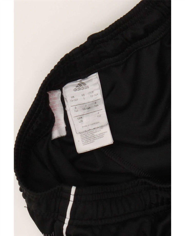 Adidas Pantalon de Survêtement Climalite Garçon 13-14 Ans Noir Polyester