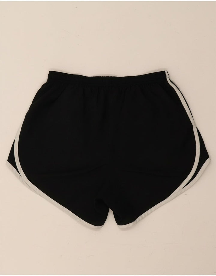 Nike Short de sport Dri Fit pour femme UK 8 Small Noir Polyester