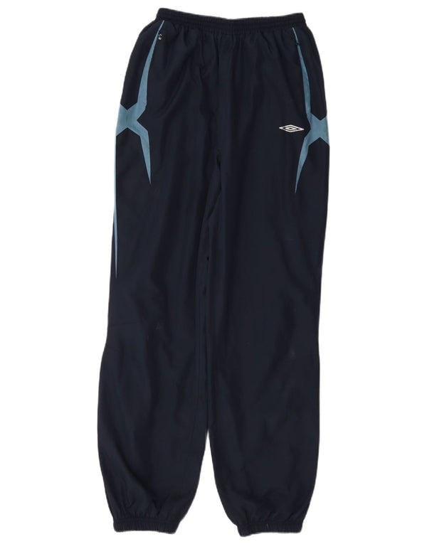 Umbro Pantalon de survêtement pour garçon 13-14 ans XL Bleu marine Colourblock