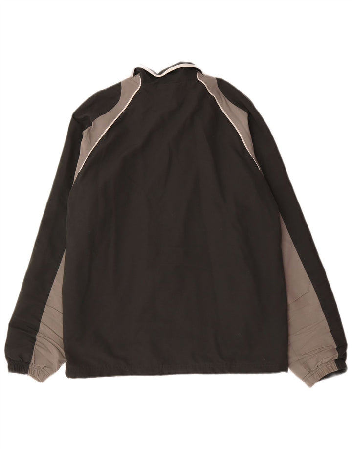 Reebok Veste de survêtement pour homme Petit Noir Polyester Colorblock