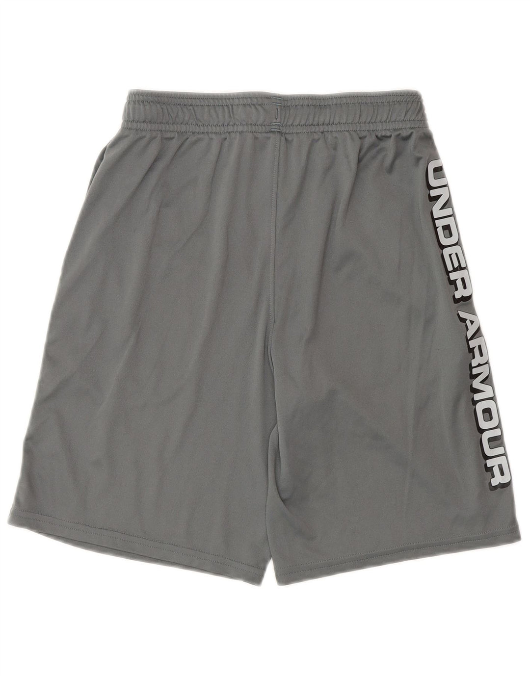 Under Armour Short de sport Heat Gear pour garçon 9-10 ans Gris moyen