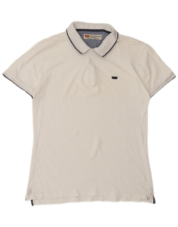 Levi's Polo Standard Fit Homme Blanc Moyen