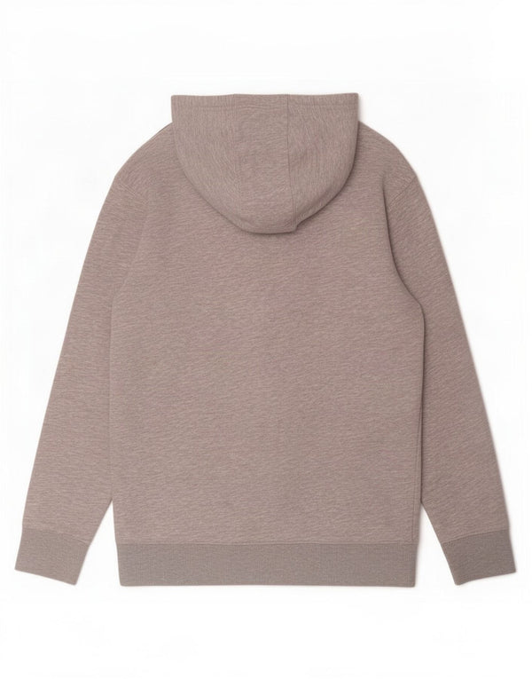Adidas Pull à capuche zippé pour homme Petit coton moucheté gris
