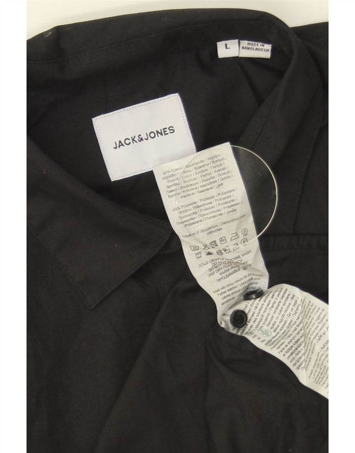 Jack & Jones Chemise Homme Large Noir Coton