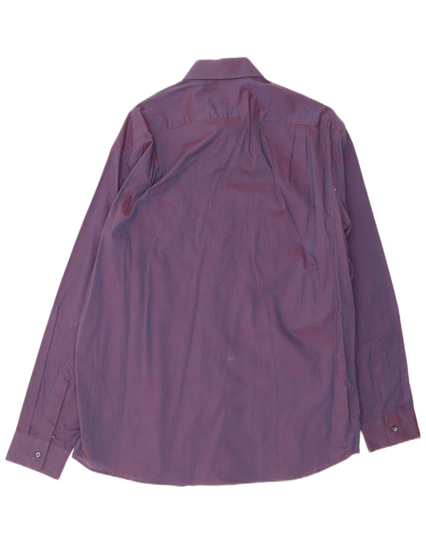 Hugo Boss Chemise Homme Taille 41 16 Grand Coton Violet