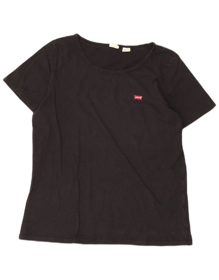 LEVI'S T-Shirt Femme UK 20 2XL Noir
