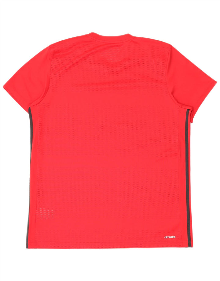 Adidas Homme Climacool T-Shirt Top XL Rouge Polyester