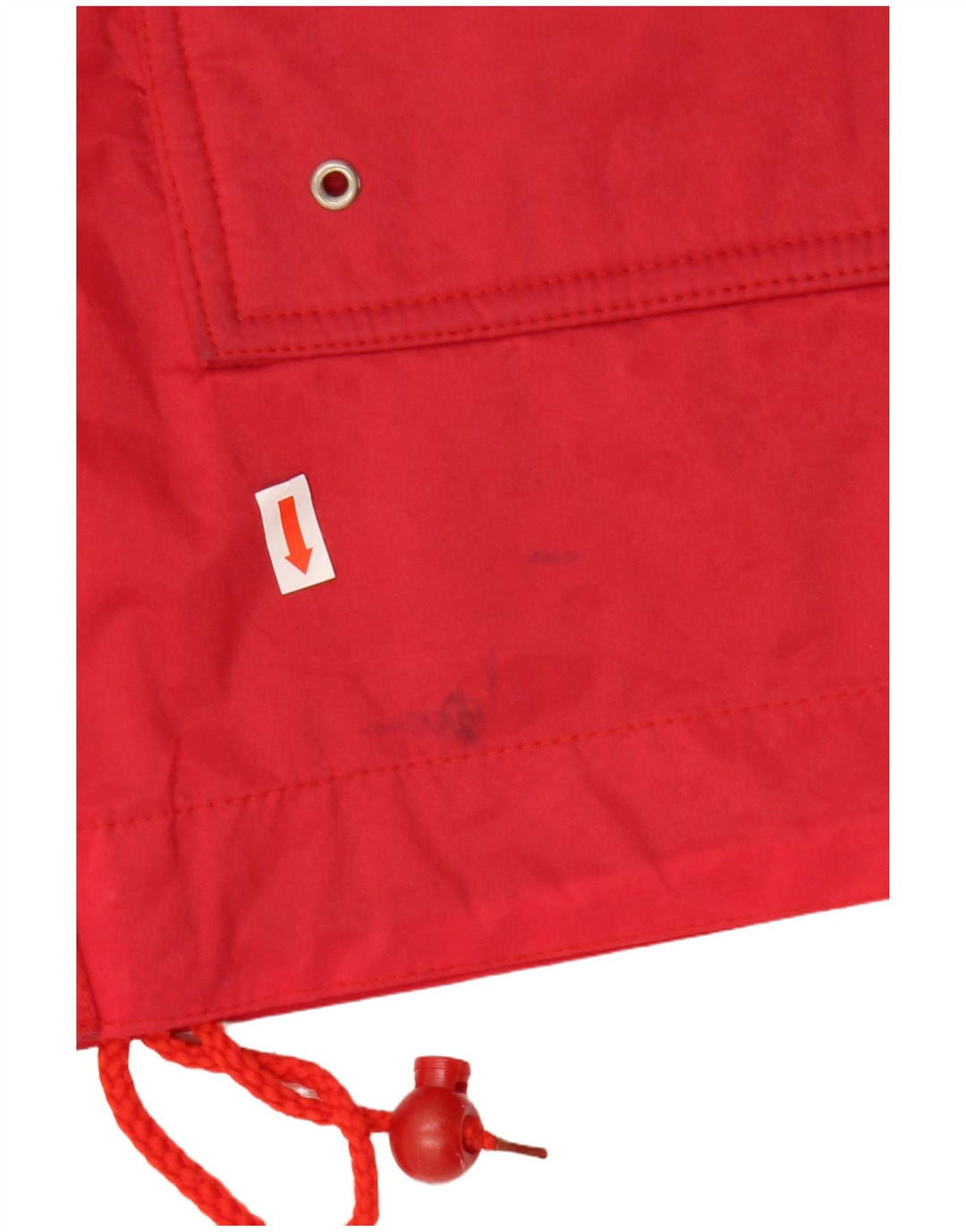 VINTAGE Veste coupe-vent homme UK 38 Polyamide rouge moyen