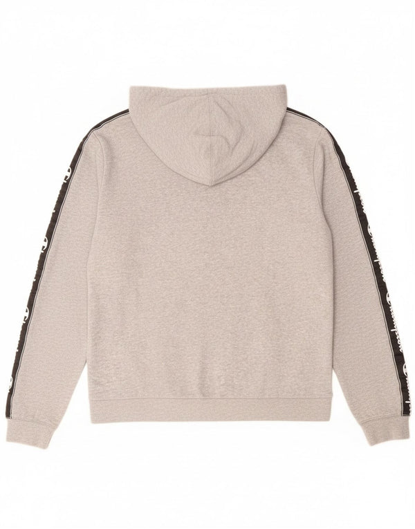Champion Pull à capuche zippé graphique pour garçon 15-16 ans 2XL Gris Colorblock