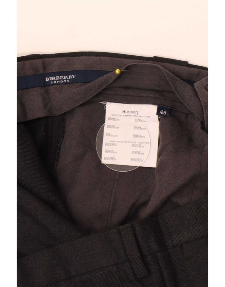 Burberry Pantalon de costume pour homme W36 L28 Gris Laine