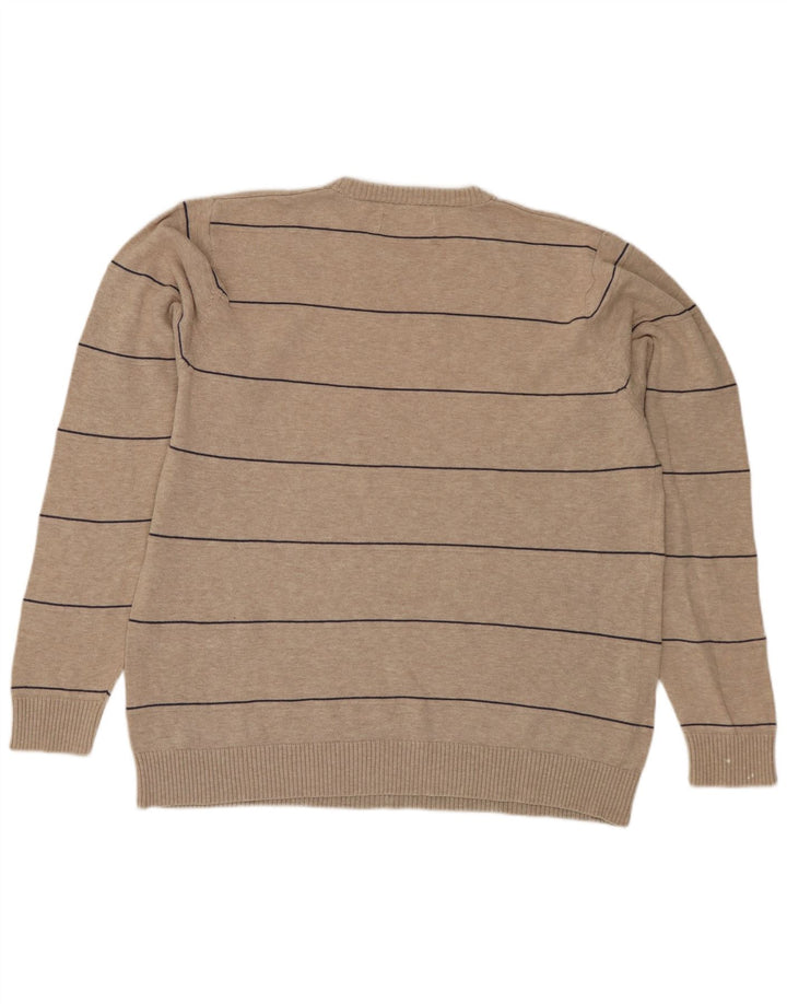 Marks & Spencer Pull Col Ras du Cou Blue Harbor Homme Beige Moyen