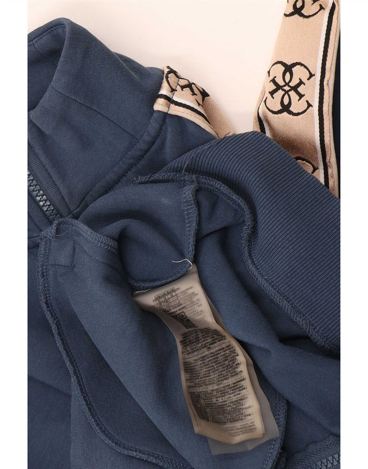 Guess Veste de survêtement pour femme UK 14 Bleu marine moyen Colourblock