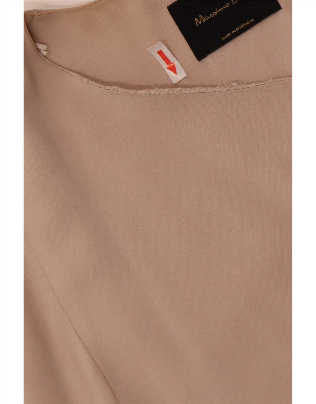 Massimo Dutti Veste blazer longue sans manches pour femme UK 14 Beige moyen