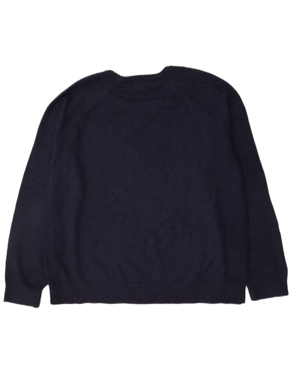 L.L.Bean Pull à col rond pour homme 2XL en coton bleu marine