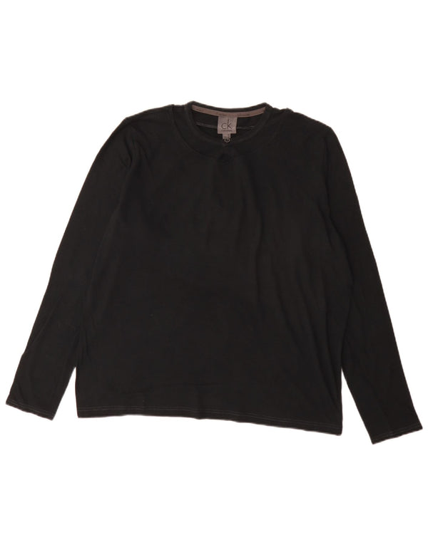 Calvin Klein Jeans Haut à manches longues pour homme IT 50 Noir moyen