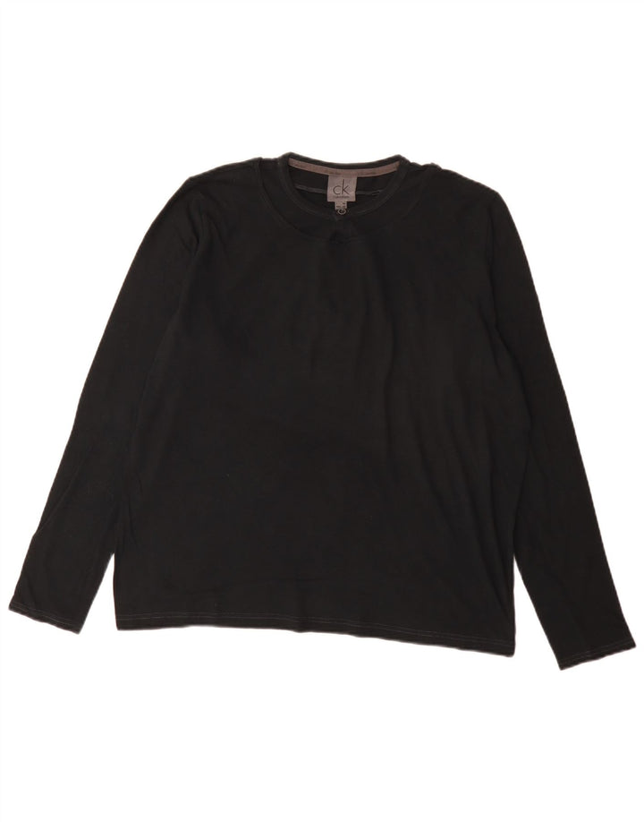 Calvin Klein Jeans Haut à manches longues pour homme IT 50 Noir moyen