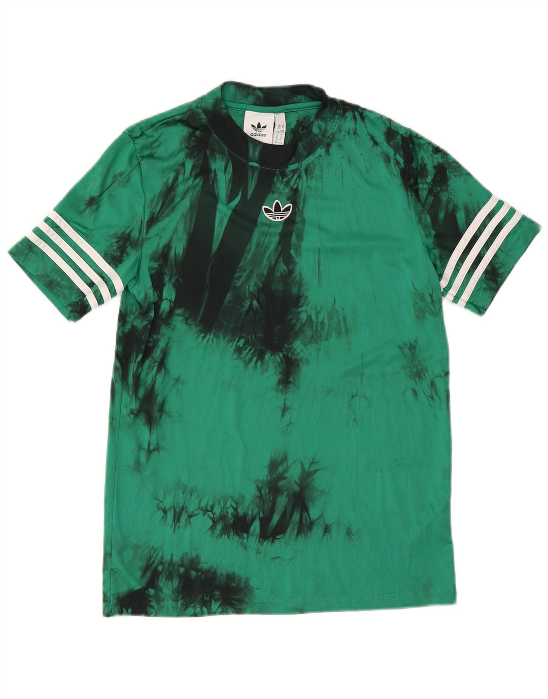 Adidas T-Shirt Homme Top XS Vert Tie Dye Polyester