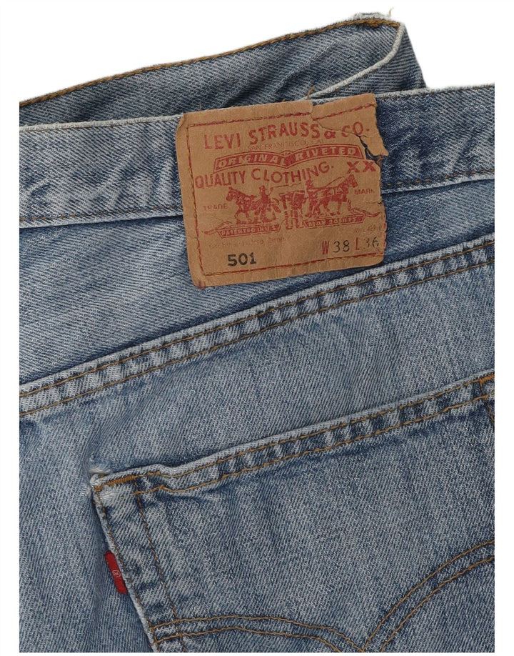 Levi's Jean Droit 501 Homme Bleu W38 L30 Coton