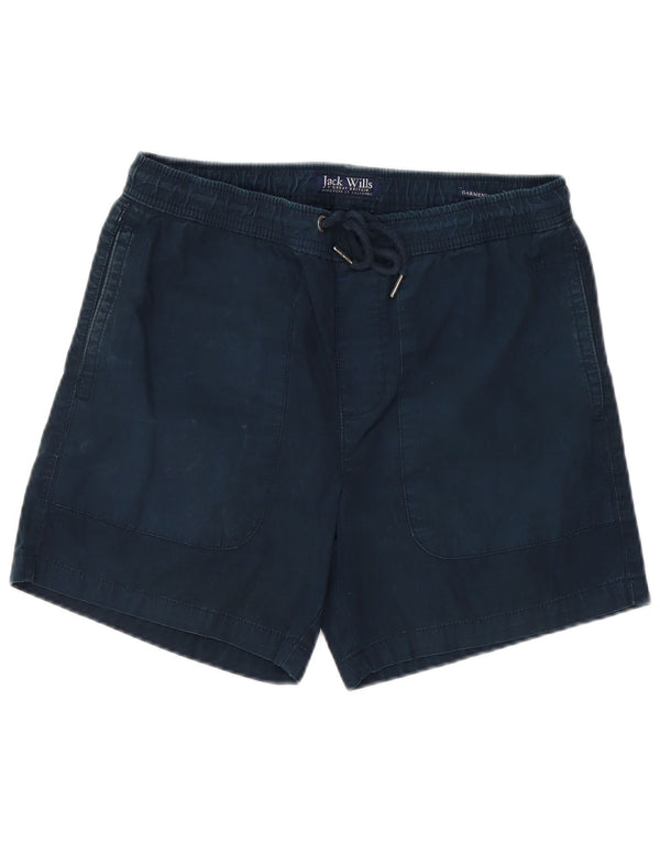Jack Wills Short chino teint en pièce pour homme Petit W29 Bleu marine Coton