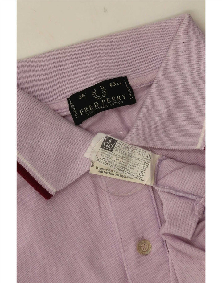 Fred Perry Polo Homme XS Violet Coton
