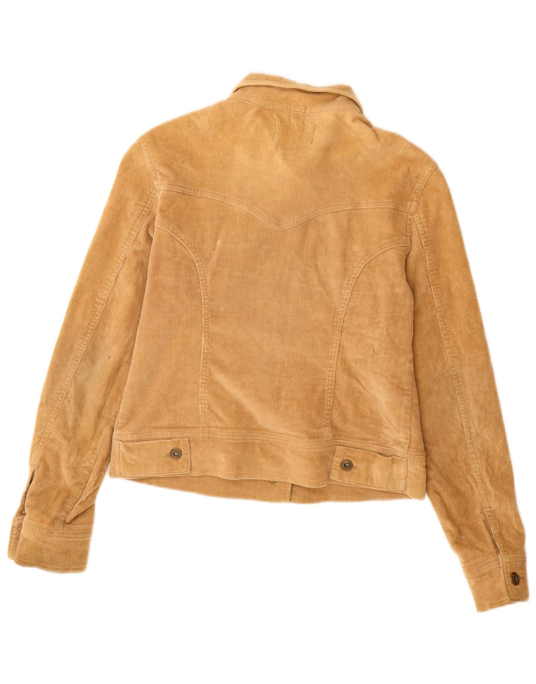 A Wear Veste en velours côtelé pour femme UK 12 Coton beige moyen