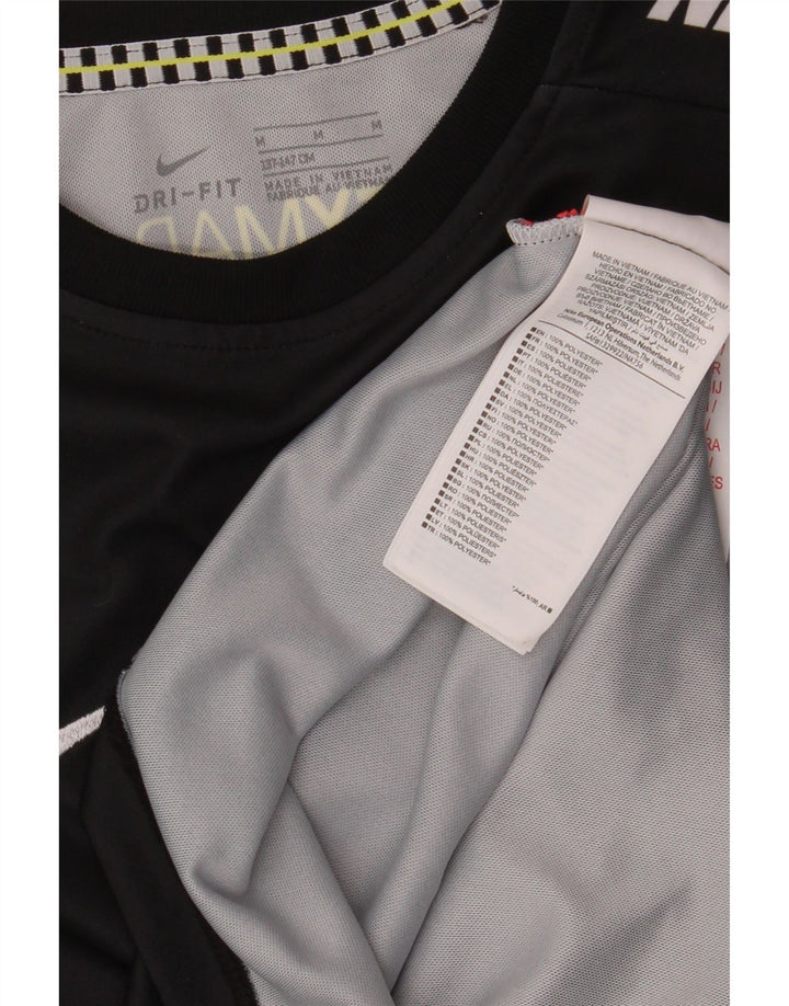 NIKE Garçon Mercurial Graphic T-Shirt Top 10-11 ans Noir Moyen Polyester