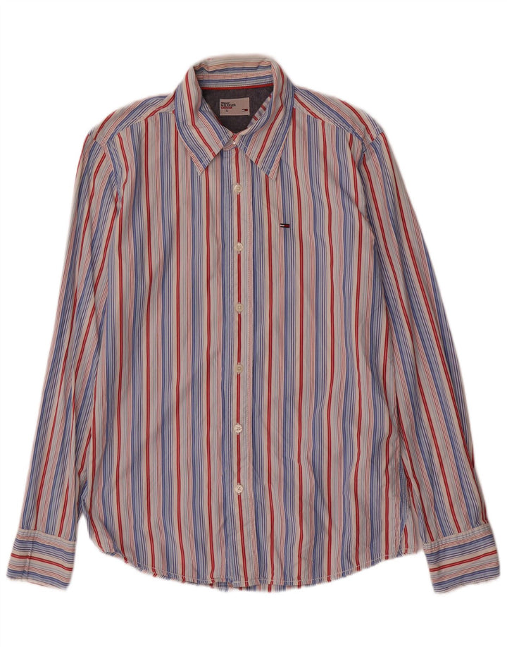 Tommy Hilfiger Chemise Homme Petit Coton Rayé Multicolore