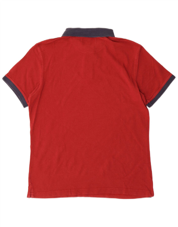 BARBOUR Polo Homme Grand Rouge Coton