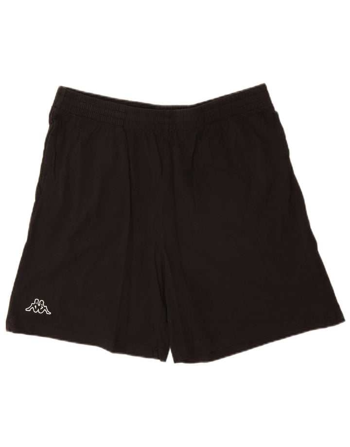Kappa Short de Sport Garçon 13-14 Ans XL Noir Coton