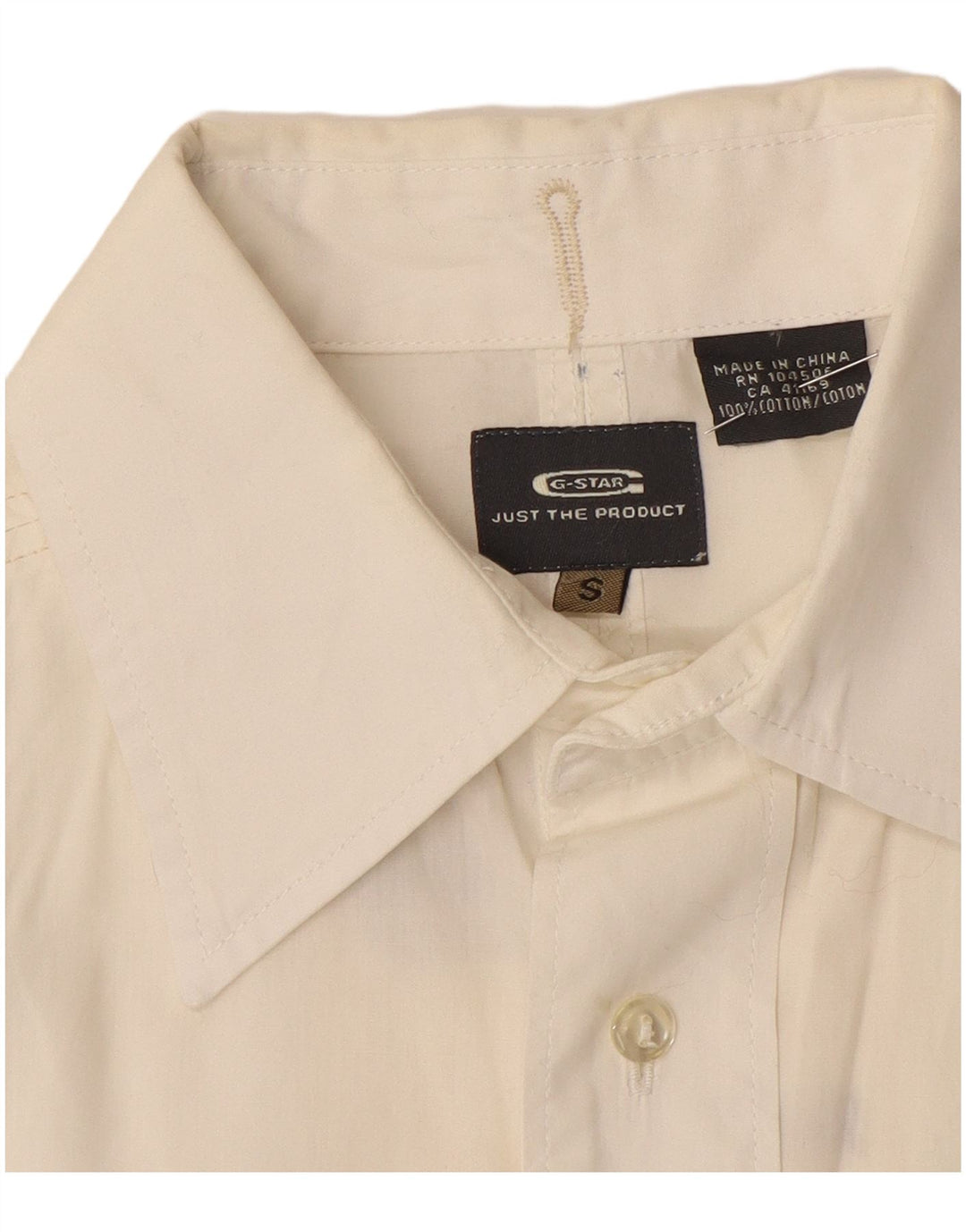 G-Star Chemise Homme Petit Blanc Coton