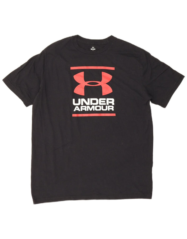 Under Armour T-Shirt Graphique Homme Grand Noir Coton