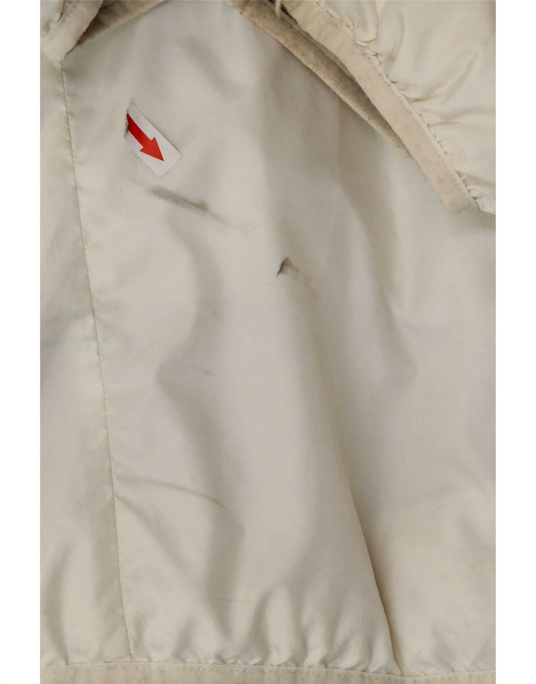 Nike Veste matelassée réversible à capuche pour homme UK 44 2XL Blanc à carreaux Polyester