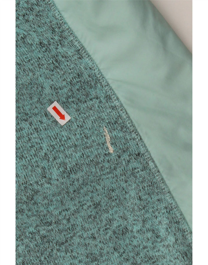 HELLY HANSEN Veste de survêtement pour femme UK 14 Large Vert Colourblock