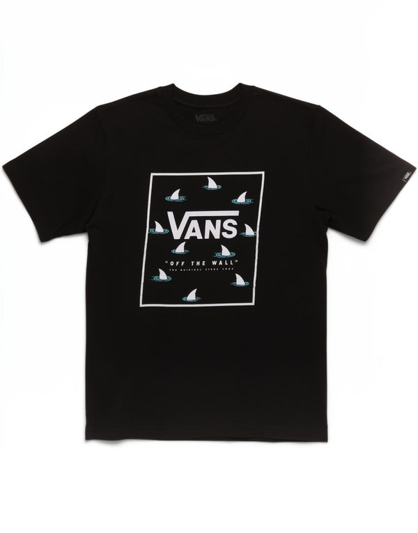 Vans Boys Classic Fit Graphic T-Shirt Top 12-13 ans Grand Noir Coton
