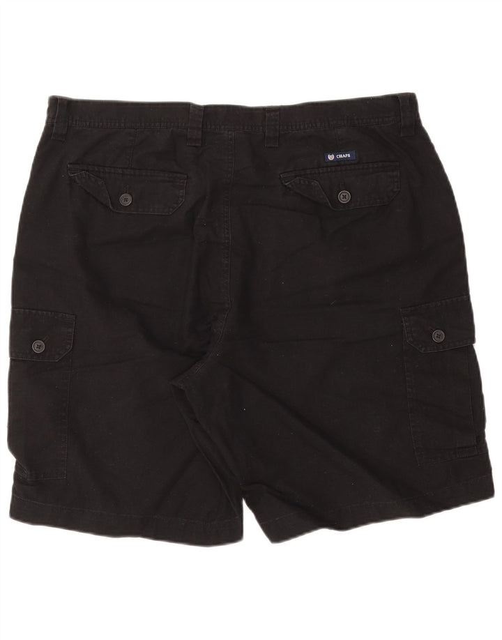CHAPS Short Cargo Homme W38 XL Lin Noir